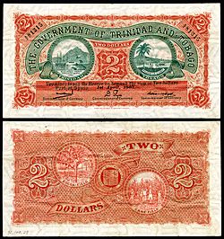 First government issue two-dollar note (1905).