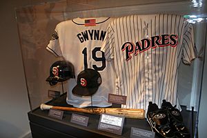 Tony Gwynn Hall of Fame exhibit