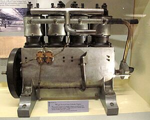 Wright Vertical Four-Cylinder Engine