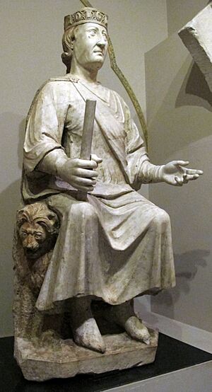Arnolfo di cambio, monumento a carlo I d'angiò, 1277 ca. 05