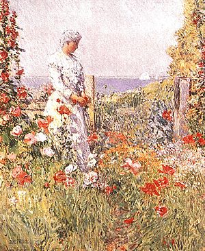 Celia Thaxter in Her Garden