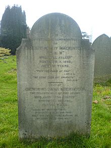 Photograph of Gravestone