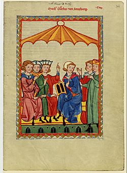 CodexManesseFol364rGottfriedVonStrassburg