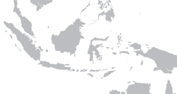 Located in the Malay Archipelago, Dutch territorial control is shown in blue