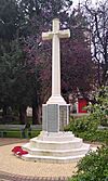 Egham War Memorial, St John's Church, Egham, Surrey 01.jpg