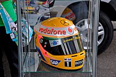 Hamilton helmet 2007