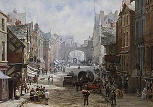 Louise Rayner Chester Eastgate Street