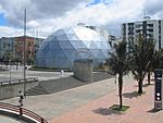 Maloka dome theater facade