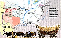 Map of Santa Fe Trail-NPS