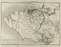 Map of port of Balaklava and route to Sevastopol 1855