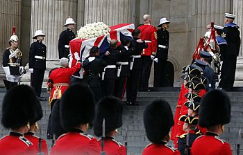 Margaret Thatcher coffin at St. Pauls X8A2604.jpg