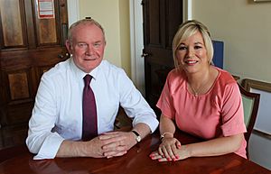 Martin McGuinness and Michelle O'Neill