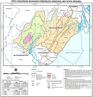 National Strategic Areas of the State Capital City delineation map (2023)