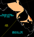 Olga 2007 Florida rainfall