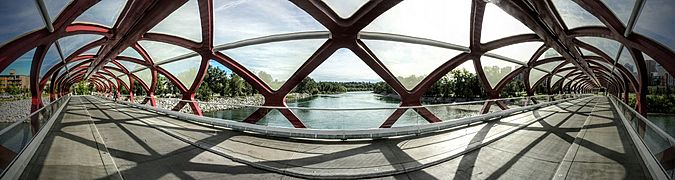 Peace bridge pano