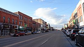 Looking north along Huron Avenue (BL I-69)