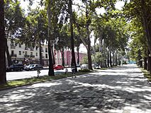 Rudaki Avenue sidewalk, Dushanbe 02