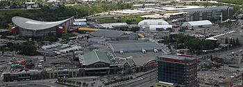 Saddledome from Calgary Tower