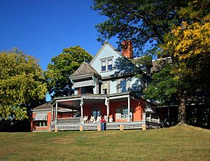 Sagamore Hill, Cove Neck's best-known landmark.