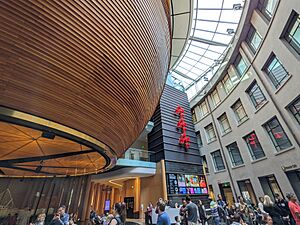 Te Ao Mārama (the realm of Being and Light), South Atrium of the Auckland War Memorial Museum Tāmaki Paenga Hira