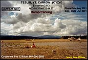 Teslin airport, Yukon 2