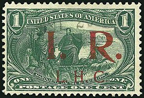 TransMississippi overprint revenue 1c 1898