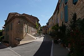 Town hall (left)