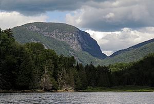 Wallface Mountain from Lake Henderson