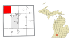 Location within Kalamazoo County