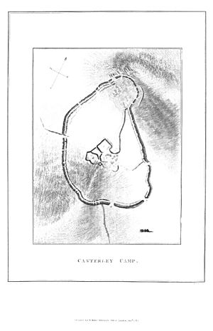 Casterley camp sketch