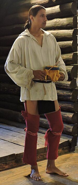 Clothing of the French Canadiens and the Milice reenactment