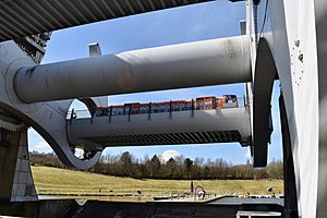 Falkirk Wheel Boat Lifting