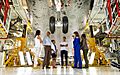 First Family Views Space Shuttle Atlantis