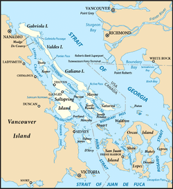 Gulf Islands map 2