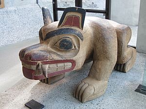 Haida bear figure (UBC-2010)