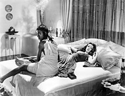 Jeni Le Gon-Gene Tierney in Sundown