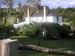 Kemp house, rear view