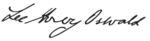 Lee Harvey Oswald Signature.svg