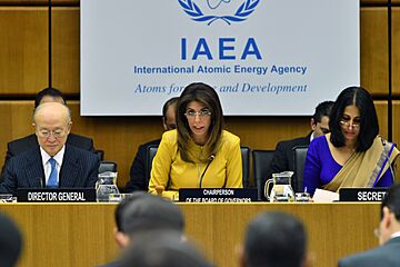 Leena Al-Hadid, chairperson, IAEA, 2018