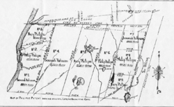 Map of Philipse Patent (showing the Oblong and Gore)