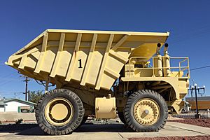 Old Boron Ore Truck on display