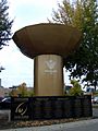 Pan Am Games 1999 torch at The Forks in Winnipeg Manitoba