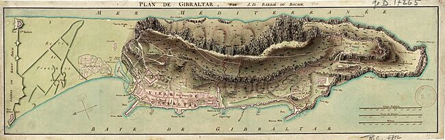 Plan de Gibraltar - Barbié du Bocage
