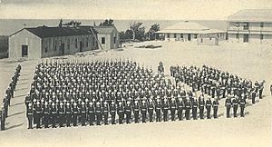 Prospect Camp, Bermuda - Parade in Camp