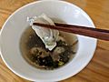 Putien bian rou dumpling soup