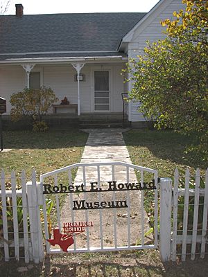 Robert E. Howard Museum Front Gate.jpg