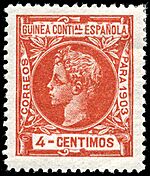 Stamp Spanish Guinea 1903 4c