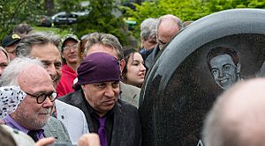 Steven Van Zandt - Alan Freed memorial dedication - Lake View Cemetery - 2016-05-07