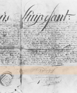 Stuyvesant signature