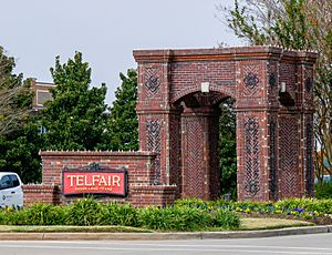 Telfair Entrance Sign